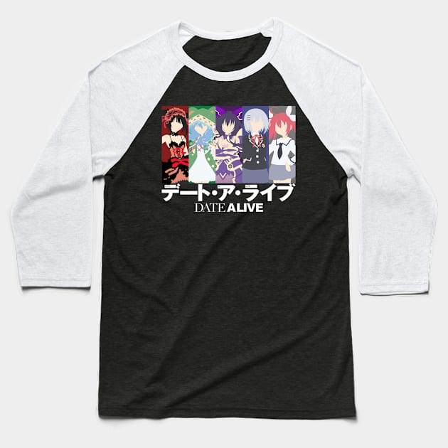 Classic Art Characters A Live Romance Manga Baseball T-Shirt by Cierra Bauch